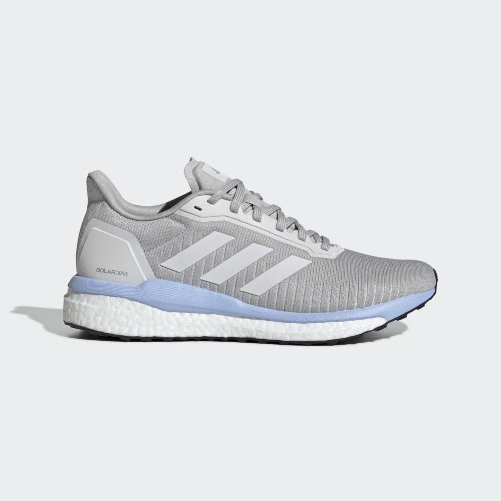 Adidas Women's Solar Drive 19 Walking Shoes Grey/White/Blue Ireland EF0780